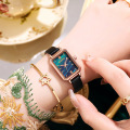 rectangle alloy case ladies' business quartz watches