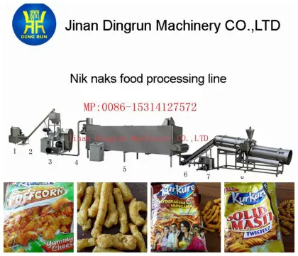 Roasted Kurkure Food Making Machine/Puffed Cheetos Food Kurkure Extruder Cheetos Machines