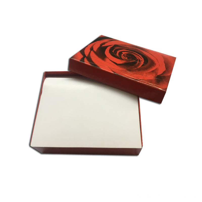 Rose Cover Design Cardboard Gift Packaging Box