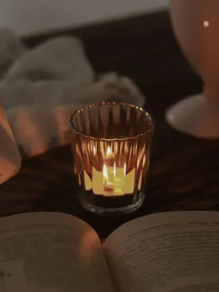 100ml glass customized candle jar