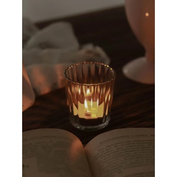 Jar de velas personalizadas de 100 ml de vidrio