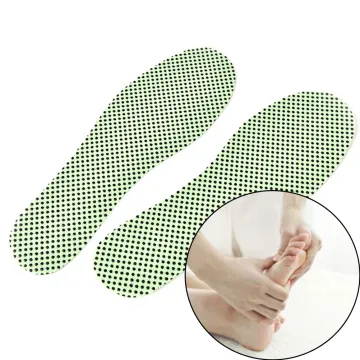 1Pair Self-heating Insoles Warm Reflexology Insoles Winter Soles For Footwear Insoles Heated Insoles Natural Tourmaline