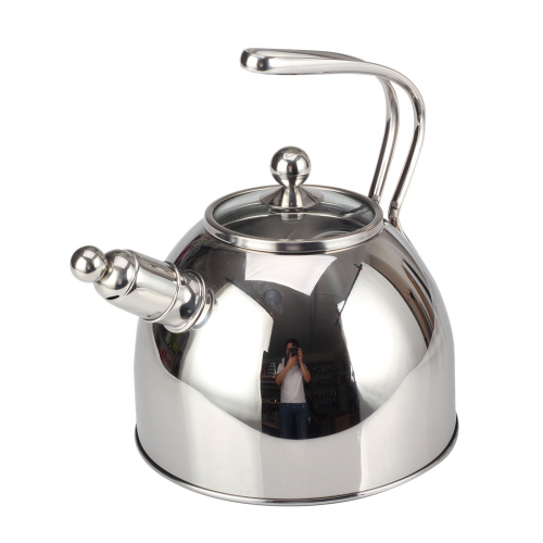 Stainless Steel Hollow Out Design Whistling Kettle