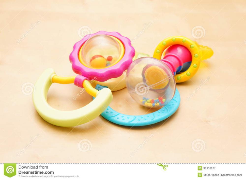 Plastic parts for baby moveable