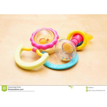 Plastic housing for baby moveable