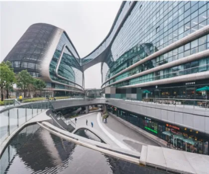 Curtain wall 6-9mm low-e glass curtain Wall