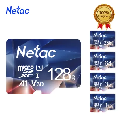Netac Memory Card 32GB 16GB 64GB 128GB 256GB 512GB Class 10 Micro SD Card TF Card Mini SD Card for Phone
