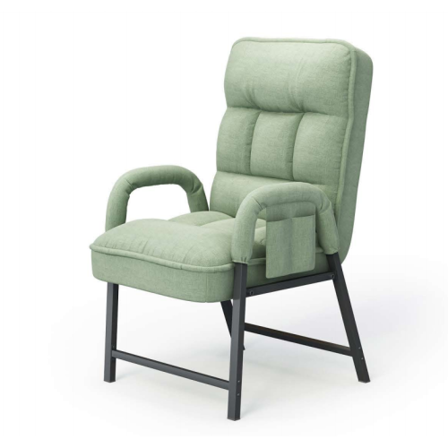 Stainless Steel Ergonomic Backrest Arm Leisure Sofa Chair