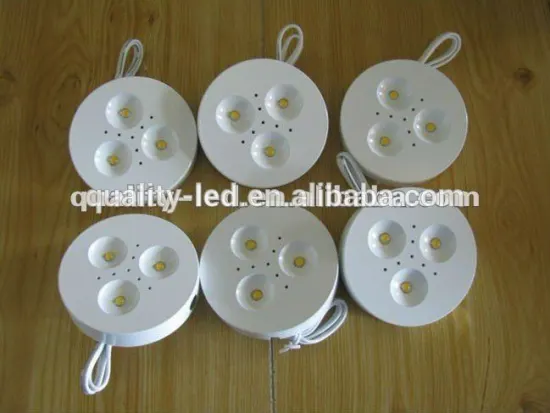 3pcs leds 3W LED Ceiling light LED White/ Black /Silver finish DC12V Aluminum Kitchen Cabinet Light