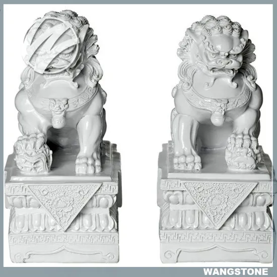 Garden stone decoration granite life size lion statue