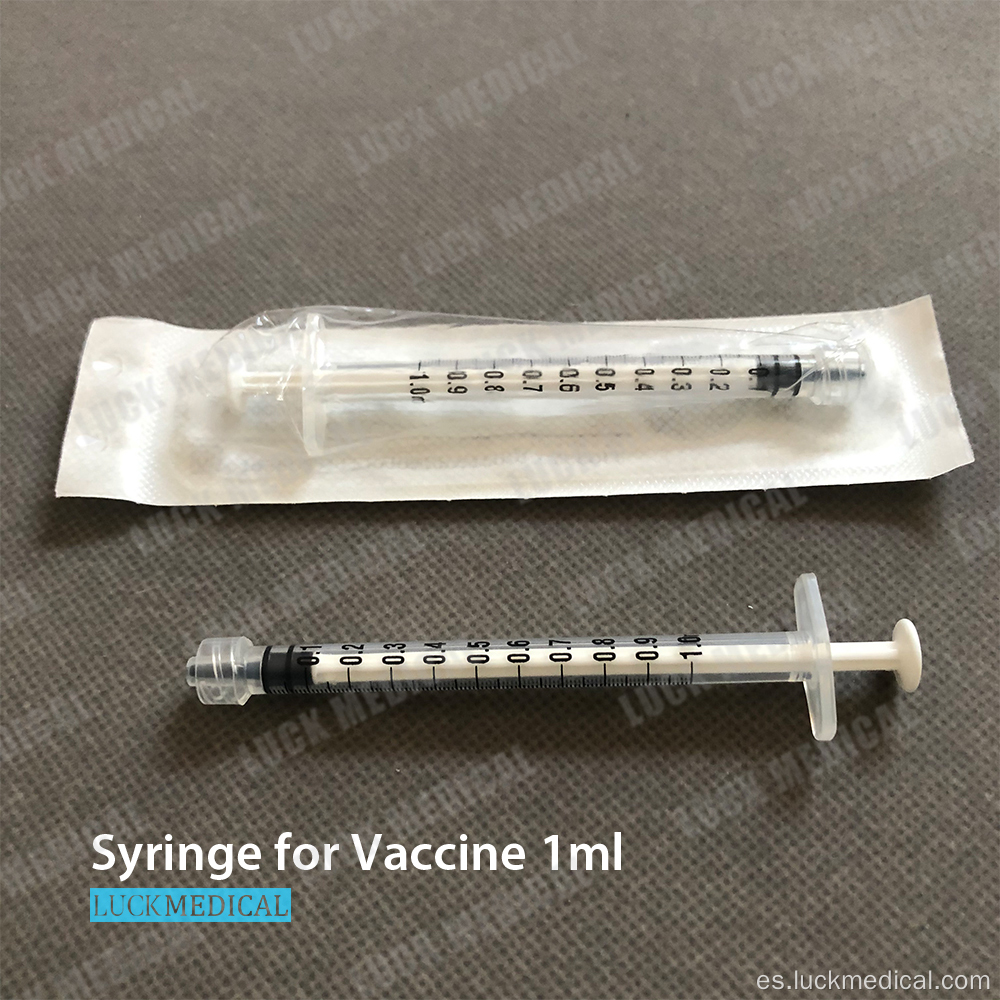 Jeringa para Covid 19 Vacuna 1 ml