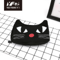 Custom cat shape cute style canvas pencil case