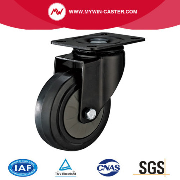 American Medium-light Duty Plate Swivel Rubber Castor