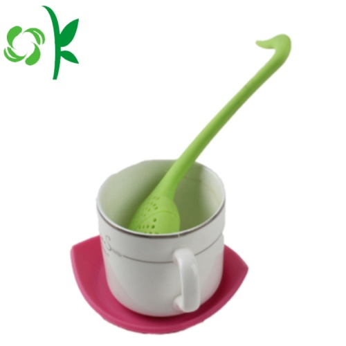 Silicone Tea Infuser Strainer dengan Lid