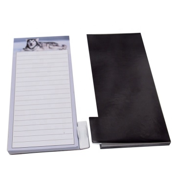 Pad di memo magnetico stampato personalizzati con penne marcatori e note appiccicose personalizzate