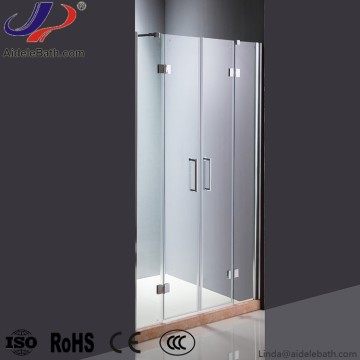 I-shape Frameless Tempered glass Straight Hinge shower screen enclosure wet room door