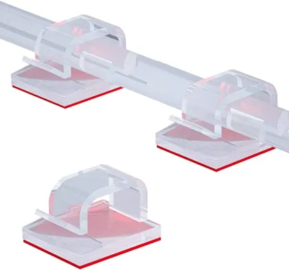 Cable Management Cord Organizer Clips Silicone Self Adhesive