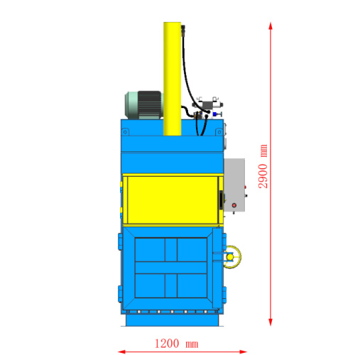 Hydraulic waste baling press machine with CE