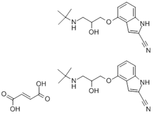 CYANOPINDOLOL HEMIFUMARATE CAS 106469-57-2