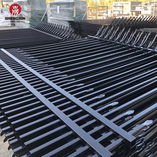 錬鉄の管状サポート金属鋼のフェンス