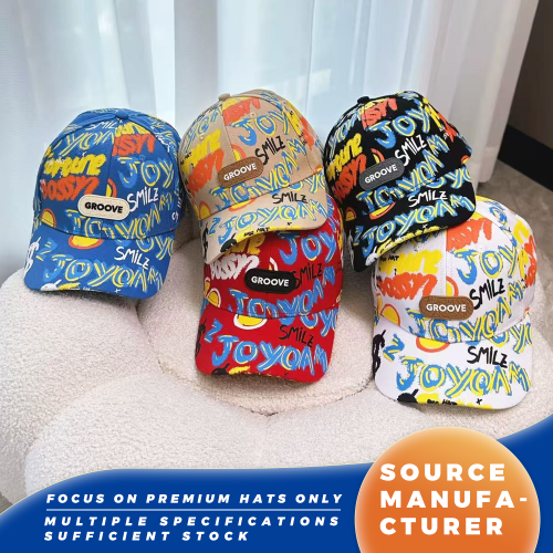 Topi Bisbol Cetak Grafiti Groove Joyoam
