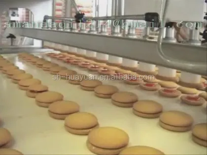 Choco Pie Sandwich Cake and Jaffa Cake Production Line / Choco Pie Making Machine