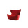 Two Seater Love Papilio Sofa In Red