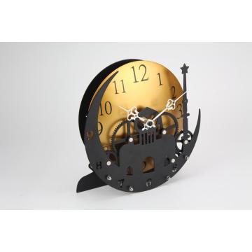 Die Moon Tower Gear Desk Clock