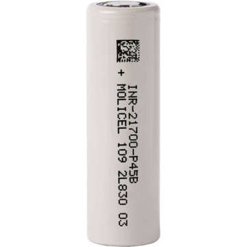 High Performance MOLICEL INR21700 P45B 4500mAh 45A Rechargeable Battery - 100% Original High Capacity