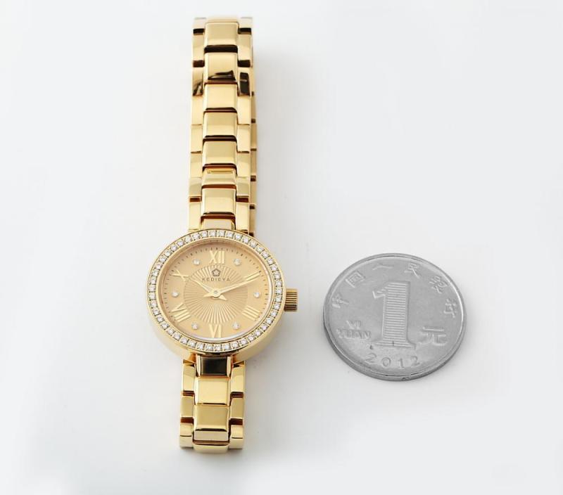 Stainless steel Gold PVD women's watches