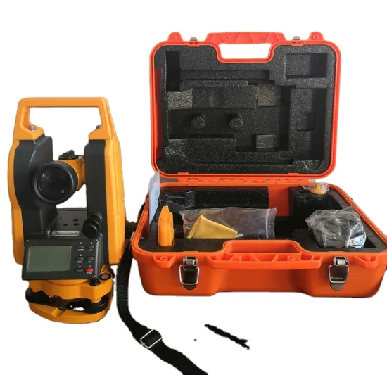 DE-2B 2-5-Second Digital Laser Theodolite: High Precision Surveying Instrument with Optical Plummet