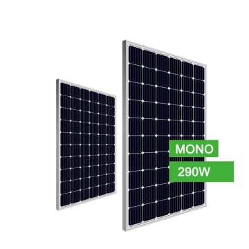 Pannello Solare Monocristallino Black Panel 24V 290W