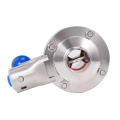 SS304 Sanitary Manual Butterfly Valve with Pull Handle