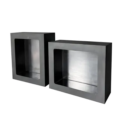 Metallurgical Sintered Graphite Sagger Graphite Boat