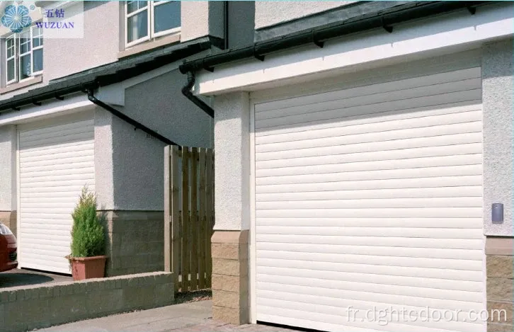 Porte de garage à volet à rouleaux en aluminium extrudé électrique