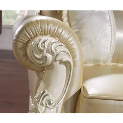 European Style Cheers Furniture Recliner Leather Sofa