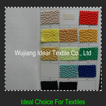 Polyester Spandex Jacquard seersucker fabric in stock