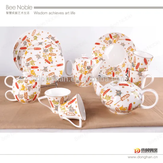 hand painted Hot Sell Cup Saucer Coffee Set,