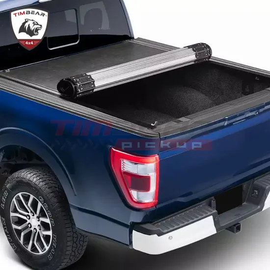 Roll-Up Tonneau Cover for Ford Raptor F150 Aluminum 4x4 Pickup Truck Bed