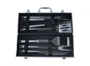6pcs Stainless Steel Barbecue Utensils