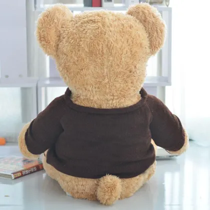 Plush Teddy Bear 35 CM Teddy Bear With knit Clothes