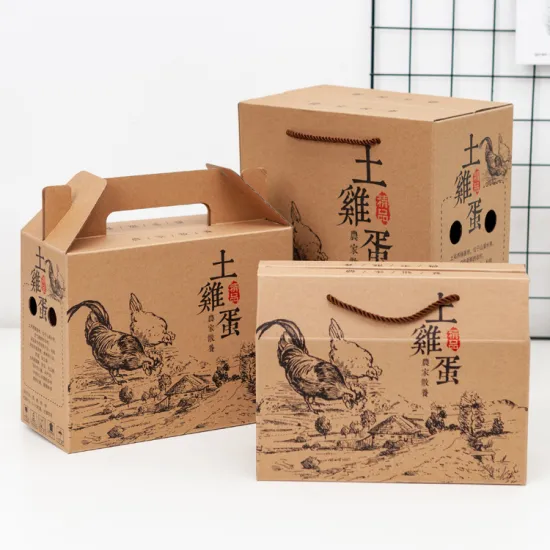 ODM Hard Corrugated Paper Recycled Food Packaging Box