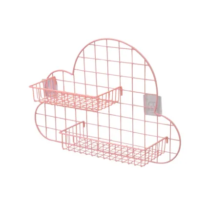 Cloud shelf hanging wall wrought makeup storage decoration