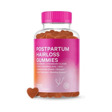 Postpartum Hair Loss Gummies Vitamins Biotin Hair Regrowth