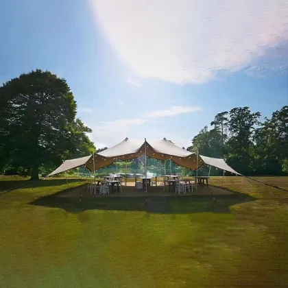 Mountain Sea Skydome Customized Large Outdoor Sunscreen Aluminum Alloy Canopy Tent