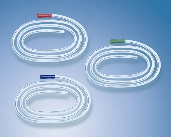 Disposable Medical Plastic PVC Stomach Tube with Cap