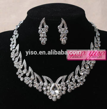 elegant floral wedding alloy vogue jewelry wedding necklace