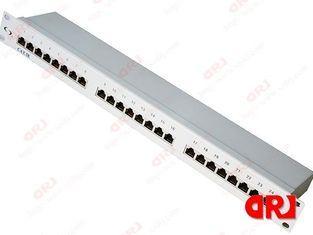 24 Ports STP Metal Housing Cat5e Patch Panel Fit for 22-26A