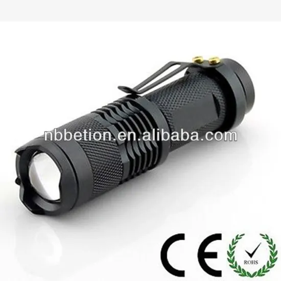 3W 250LM Mini Adjustable Focus Zoom LED Flashlight tactical led flashlight