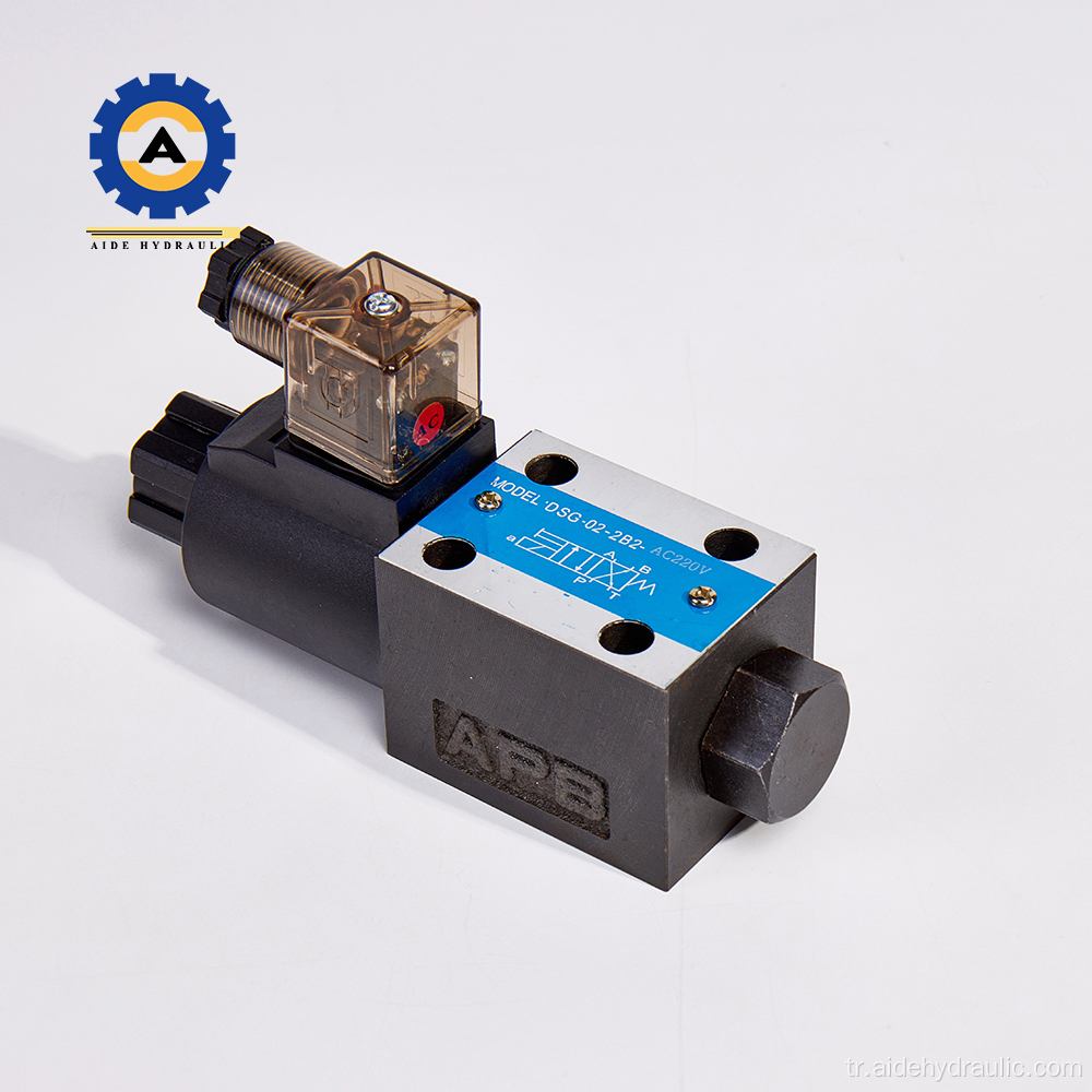 Düzleştirici makinesi solenoid valfi